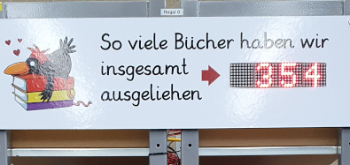 Bücherei GST - unsere Anzeige der ausgeliehenen Bücher